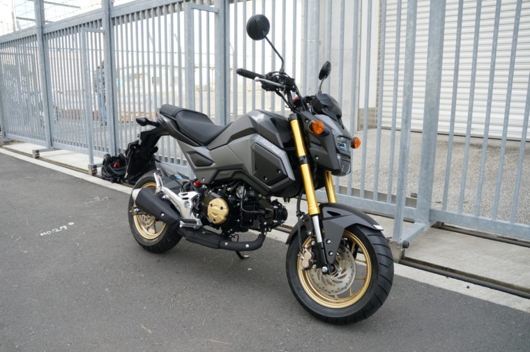 納車,バイク,HONDA,GROM,レビュー,インプレッション